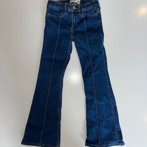 Girls Abercrombie kids high rise flare Jeans